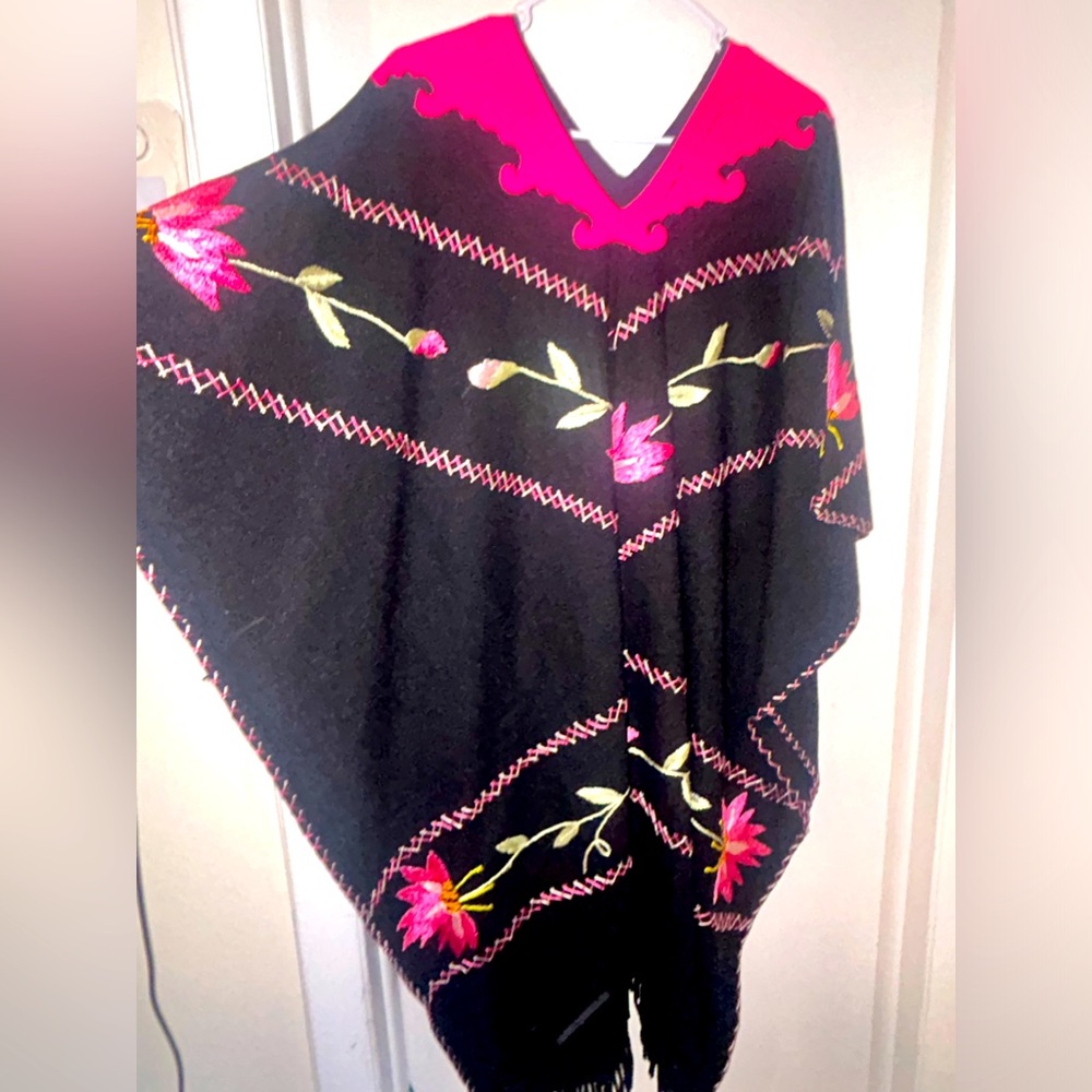 Unique hand made women’s poncho